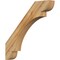 Ekena Millwork 4"W x 28"D x 28"H Olympic Rough Sawn Knee Brace, Western Red Cedar BRC04X28X28OLY00RWR - alternate 1